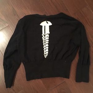 Betsey Johnson Screwdriver Cardigan